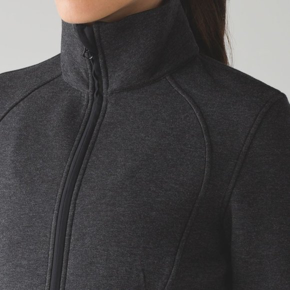 Lululemon Insculpt Jacket Heathered Black / Black - Picture 3 of 12